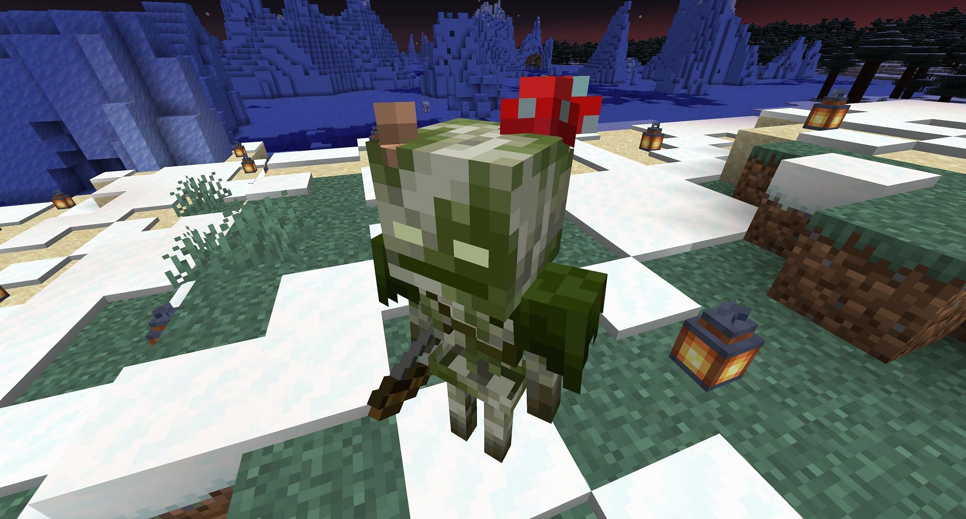 The bogged's new three-dimensional mushrooms (Image via Mojang Studios)